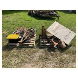 SKIDS OF ASSORTED SCRAP METAL, NUTS, BOLTS & MORE