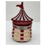LONGABERGER 2014 HOMESTEAD GATHERING BASKET WITH
