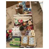 LARGE LOT OF ASSORTED CHRISTMAS ITEMS - SOME