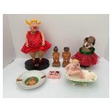 LOT OF VINTAGE RISQUE COLLECTIBLES - SALT & PEPPER