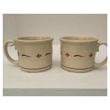 LONGABERGER POTTERY MUG SOUPER SINGLE IN ORIGINAL