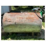 250 GALLON FUEL TANK WITH ELECTRIC PUMP