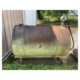 300 GALLON FUEL TANK WITH HAND CRANK PUMP