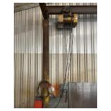 2 TON LOAD LIFTER 3 PHASE HOIST WITH RAIL/BEAM