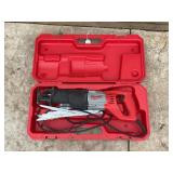 MILWAUKEE ELECTRIC SAWZALL WITH CARRY CASE