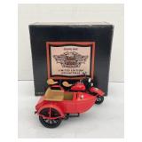 1933 HARLEY DAVIDSON MOTORCYCLE SIDECAR BANK IN
