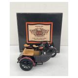 1933 HARLEY DAVIDSON MOTORCYCLE SIDECAR BANK IN