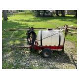 TRACTOR SUPPLY 50 GALLON PULL TYPE SPRAYER WITH