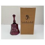 FENTON HAND PAINTED AND ARTIST SIGNED AUBERGINE