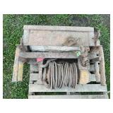 ANTIQUE PTO DRIVEN CABLE WINCH & 3 RADIATORS