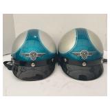 HARLEY DAVIDSON MATCHING MOTORCYCLE HELMETS -