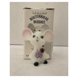 FENTON BOUTONNIERE BUDIES "HONEST" FEBRUARY HAND