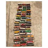 HUGE LOT OF HO SCALE TRAIN LOCOMOTIVES, CABOOSES,