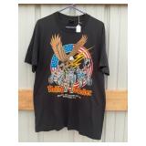 ROLLING THUNDER POW*MIA T-SHIRT 1993 - SIZE LARGE