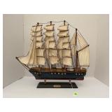 HERITAGE MINT PAMIR WOOD & CANVAS REPLICA SHIP IN