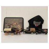 HARLEY DAVIDSON DIME BANKS AND MORE