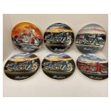 SET OF 6 FRANKLIN MINT HEIRLOOM EDITION INDIAN