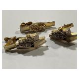 ALLIS CHALMERS TIE TACKS AND EXCAVATOR TIE TACK