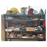 CONTENTS OF RACKING, ELECTRICAL WIRE, HAND TOOLS,