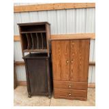 STORAGE CABINET, VINTAGE RECORD CABINET & VINTAGE