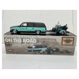 HARLEY DAVIDSON ON THE ROAD DIE CAST CHEVROLET