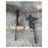 LOT OF 2 BLACKSMITH HEAVY DUTY VISES