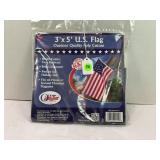 OLYMPUS 3' X 5' UNITED STATES POLY COTTON FLAG -