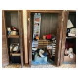 CONTENTS OF CLOSET IN BACK BEDROOM - VERA BRADLEY