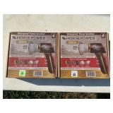 LOT OF 2 WATERPROOF HORSEPOWER POWER SCRUBBERS
