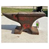 8' BENCH TOP FLAT TOP ANVIL