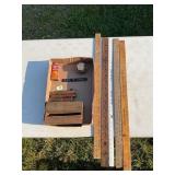 KRAFT WOOD CHEESE BOXES, 3 RAILROAD FLARES, REGENT