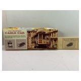 HAWK 1/4' SCALE SAN FRANSISCO CABLE CAR & JORDAN