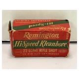 REMINGTON HI-SPEED KLEAN BORE .22 LONG RIFLE SHOT