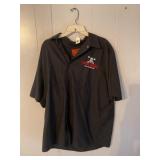 LEATHAL THREAT BUTTON UP WORK SHIRT - SIZE XL