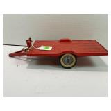 TRU-SCALE METAL FLATBED TRAILER TOY