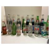 VINTAGE SODA BOTTLES - CINCINNATI REDS, BENGALS,