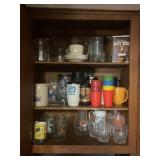 CONTENTS OF CABINETS IN KITCHEN - TUPPERWARE,