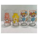 CARE BEARS AND PUFFBALL POPPLE CHARACTER GLASSES