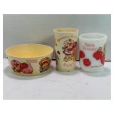 STRAWBERRY SHORTCAKE ANCHOR HOCKING APPLE