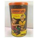 PLAYSKOOL LINCOLN LOGS IN ORIGINAL CONTAINER