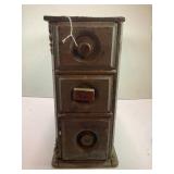 3 DRAWER VINTAGE SEWING MACHINE DRAWER SET -
