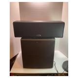 POLK AUDIO MODEL CS10 SPEAKER & MODEL PSW10