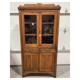 PRIMITIVE FARM COUNTRY STYLE KITCHEN GLASS FRONT