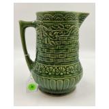 ROSEVILLE POTTERY MAJOLICA GLAZED POTTERY PITCHER