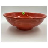 FIESTA HOMER LAUGHLIN ORANGE 9 1/2" SERVING BOWL
