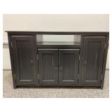 FARM STYLE ANTIQUED ENTERTAINMENT CABINET - 48" X