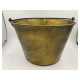 H.W. HAYDEN ANSONIA BRASS BUCKET - DAMAGED - SEE