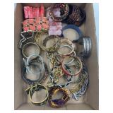 LOT OF COSTUME JEWELRY - BRACELETS