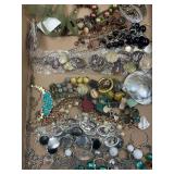 LOT OF COSTUME JEWELRY - CHUNKY NECKLACES AND MORE