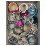 LOT OF COSTUME JEWELRY - BRACELETS